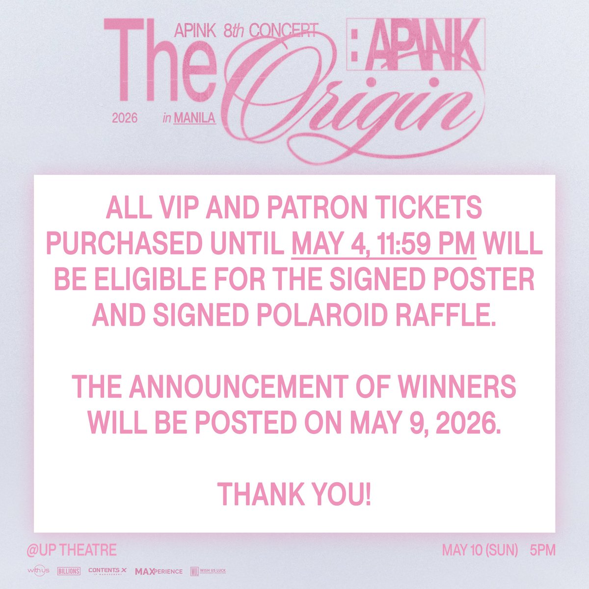 Wish Us Luck tweet media