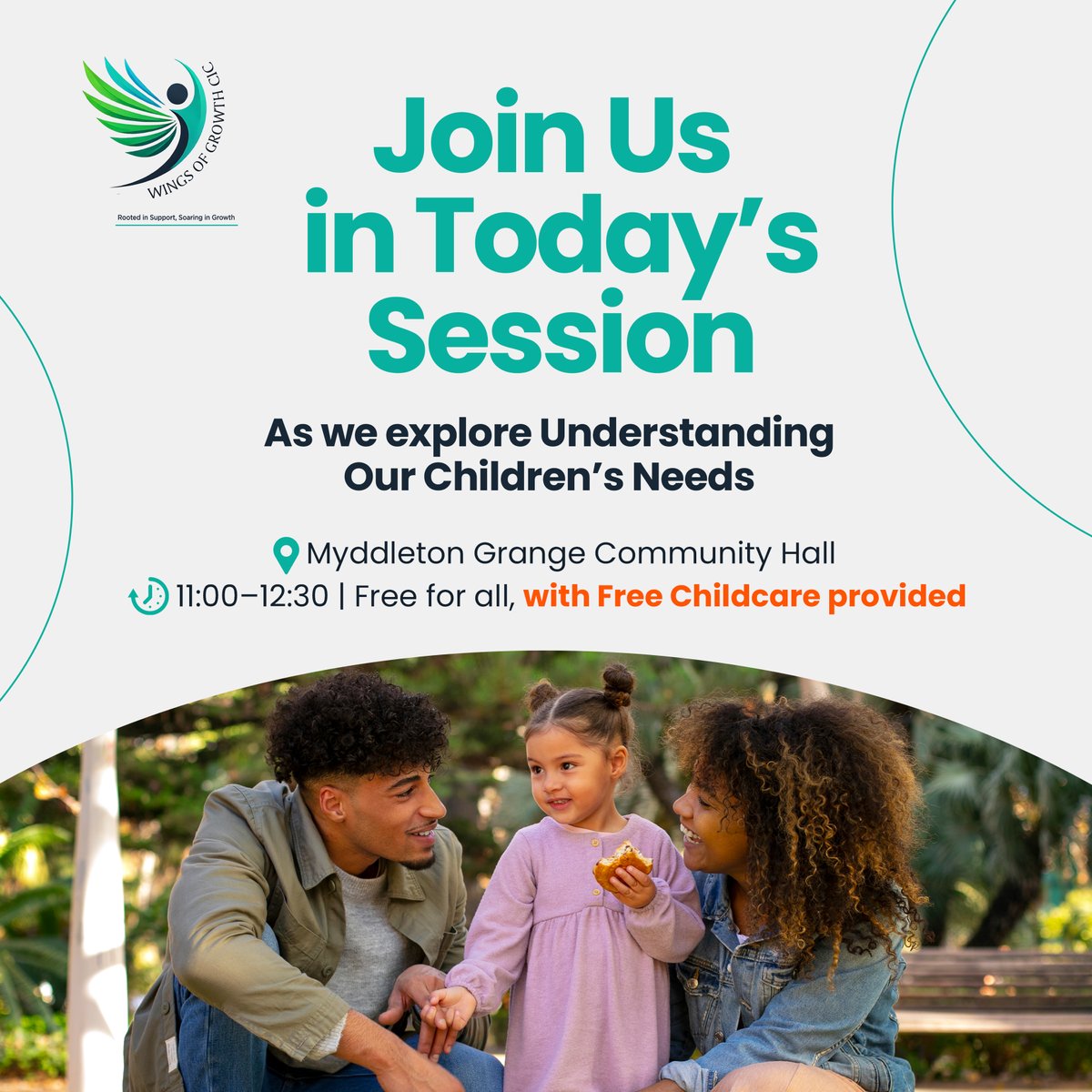 wingsofgrowth's tweet image. Join us today as we explore Understanding Our Children’s Needs.

Every child is unique, and understanding their emotional, social, and developmental needs helps us support them to grow and thrive. 

#ParentingSupport #ChildDevelopment #WingsOfGrowth #Hackney #CommunitySupport