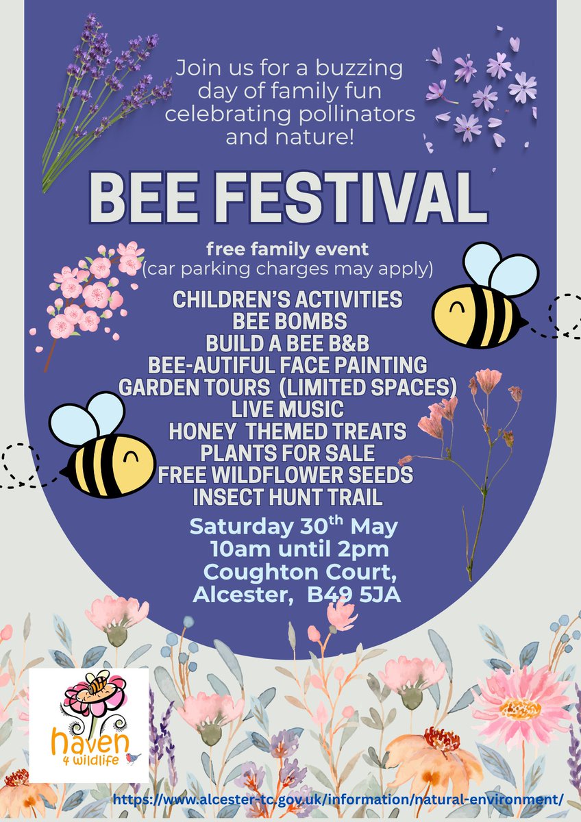 AlcesterTown's tweet photo. A date for your diary - we hope that you can join us #Alcester @Coughton_Court @haven4wildlife https://t.co/oDOMWsliqs