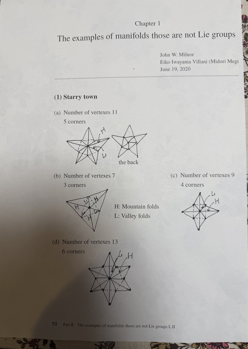 EikoIwayama's tweet image. The opposite examples of Lie group by Prof.J.W. Milnor  and Prof.Motoko Kotani and Midori Megi. (小谷元子、芽木翠=岩山瑛子)　#JMS ,#AMS , #SFM,#LMS #ClayMathematicInst  #松本洋平大臣 
😊🖊️📚🐢🐇