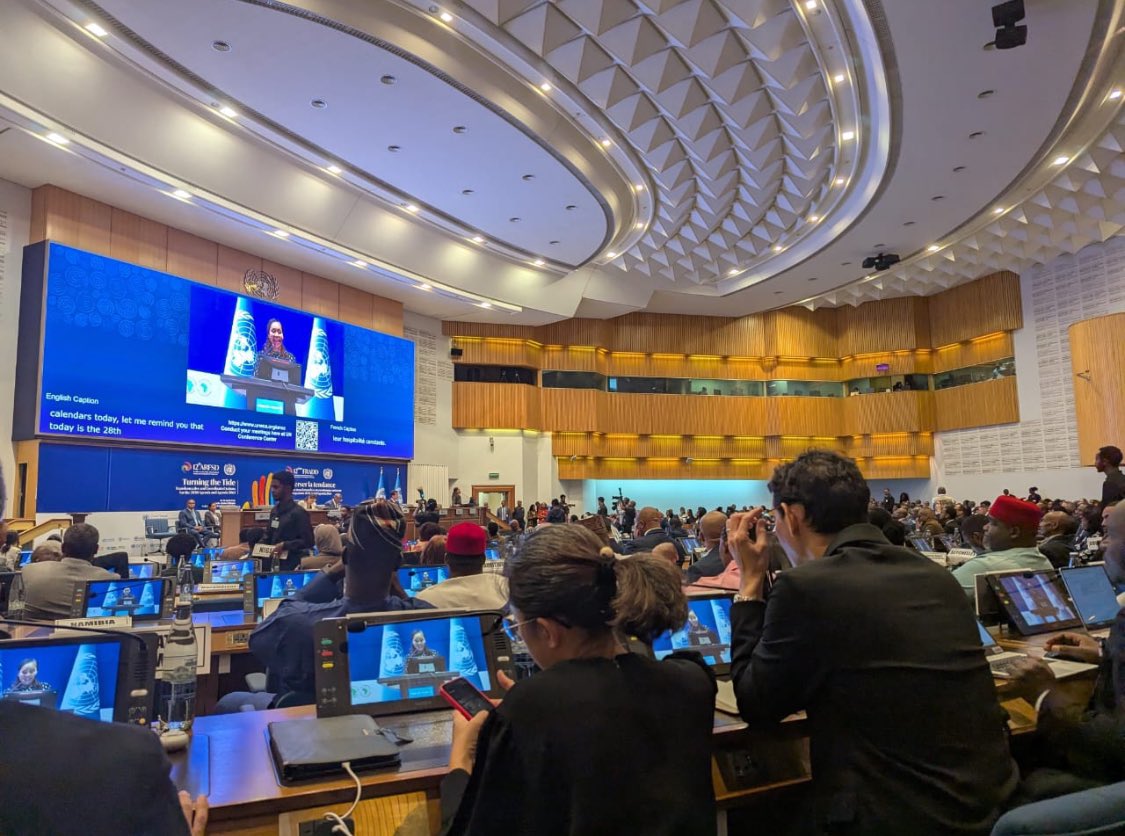 InfoCaasdev's tweet photo. CAASDEV led by her executive director @lifogha77561  continue to engage with other young leaders from across Africa and global decision-makers at the twelft session of the African Regional Forum on Sustainable Development in Addis Ababa to shape Africa’s future.

@Y4Cofficial https://t.co/uAitVP7WT4