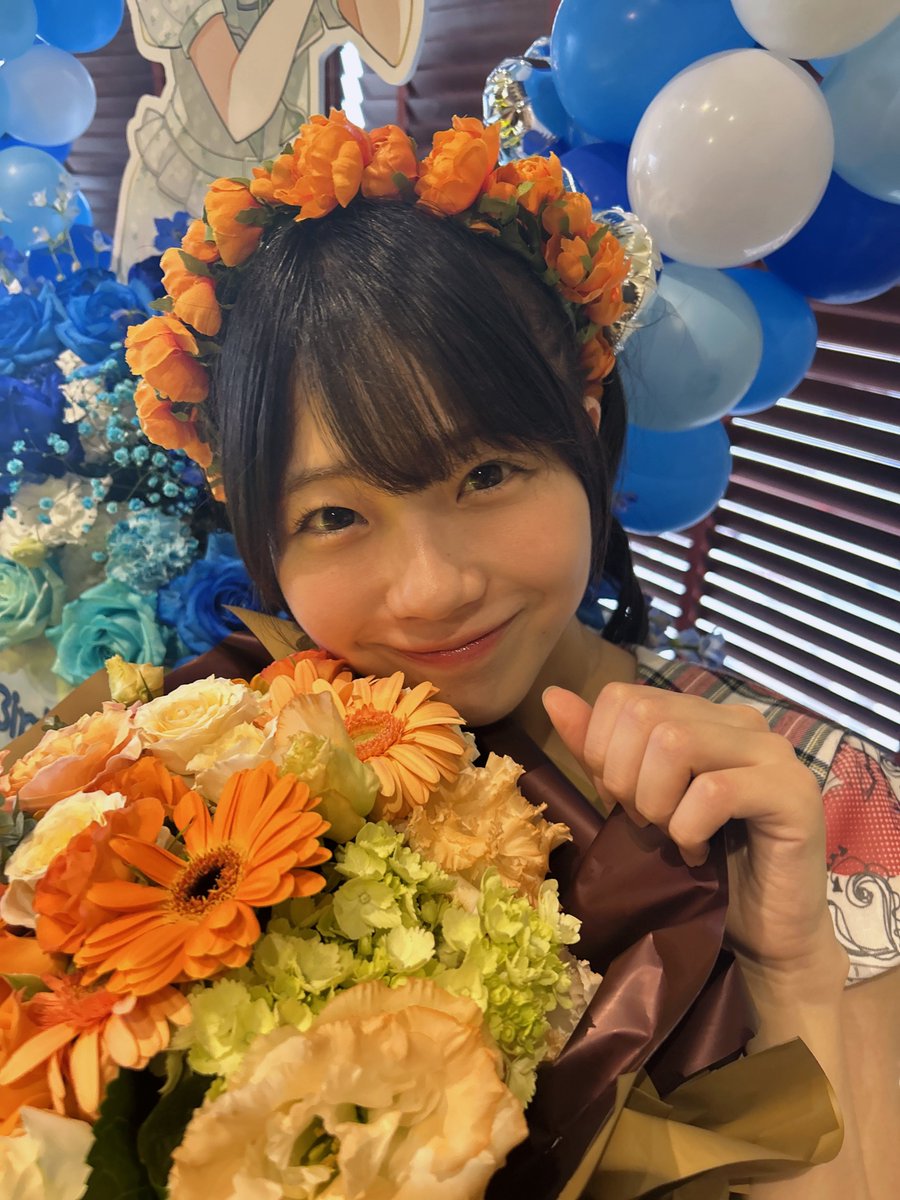 Lets_chikochiko's tweet photo. #工藤理子生誕祭2026 
ありがとおーーーー❣️🍊
愛を沢山、ありがとうっ❣️
大声コールは涙が大溢れした🥹🥹🥹
これからもみんなのハッピープリンセスでいるよ👸夢を一緒に叶えてね♡
お手紙はあかりちゃん！こちらも大号泣で😭大好きぃぃ（ ;  ; ）
出演メンバーの皆さんもありがとう🫶

#STU48 https://t.co/uAVTBXJljY