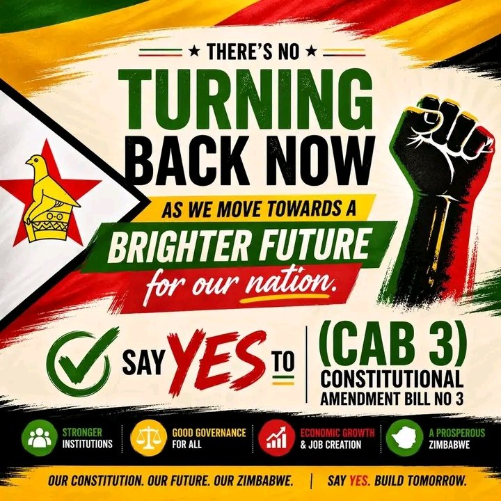 PaidamoyoMutsv1's tweet image. If you don't support #CAB3 you are an enemy of progress!! The Bill seeks to promote progress and ensure Zimbabwe realises #Vision2030