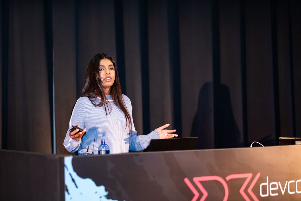 devconfza's tweet photo. Tonisha Govender combines her love of making things with her passion for great engineering. She's making dino keyrings to give away at her #DevConf talk about rediscovering the fundamentals that make great developers great. Don't miss it! 🦕 #DevConf https://t.co/BU6SO8fKnt