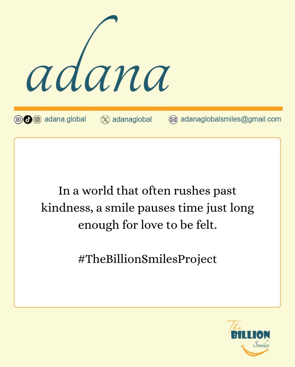 adanaglobal's tweet photo. #TheBillionSmilesProject 
#Adanaglobal 
#Hope 
#Joy https://t.co/bTzNx5sjyi