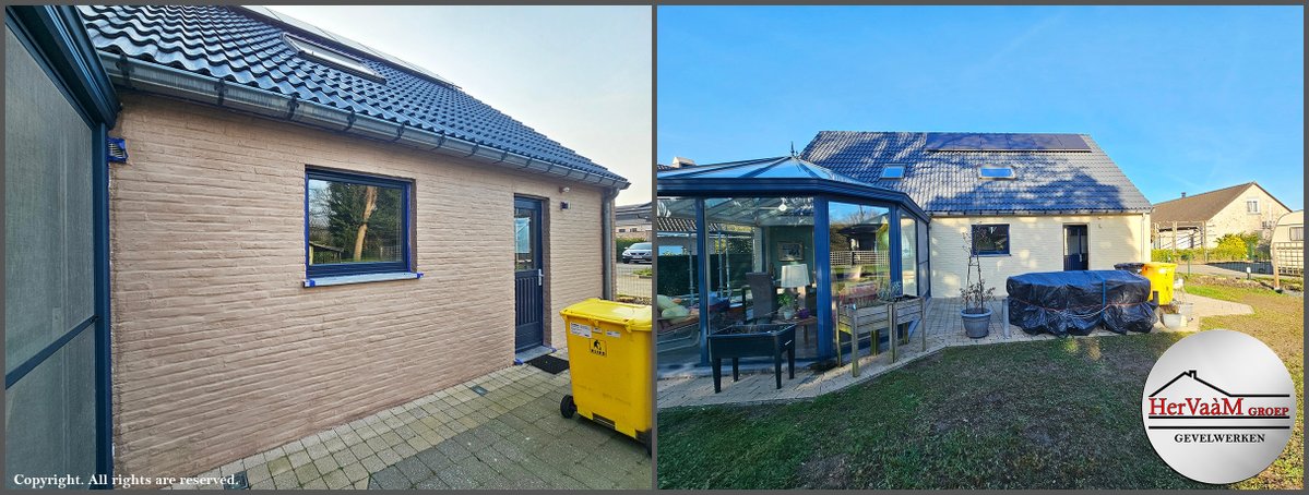 HerVaaM's tweet photo. Spuitkurk op technisch complexe gevels: Een unieke realisatie in Lier. Project HerVaàM Groep.
https://t.co/F7jnM22Hp2 https://t.co/iI7Odva8QG