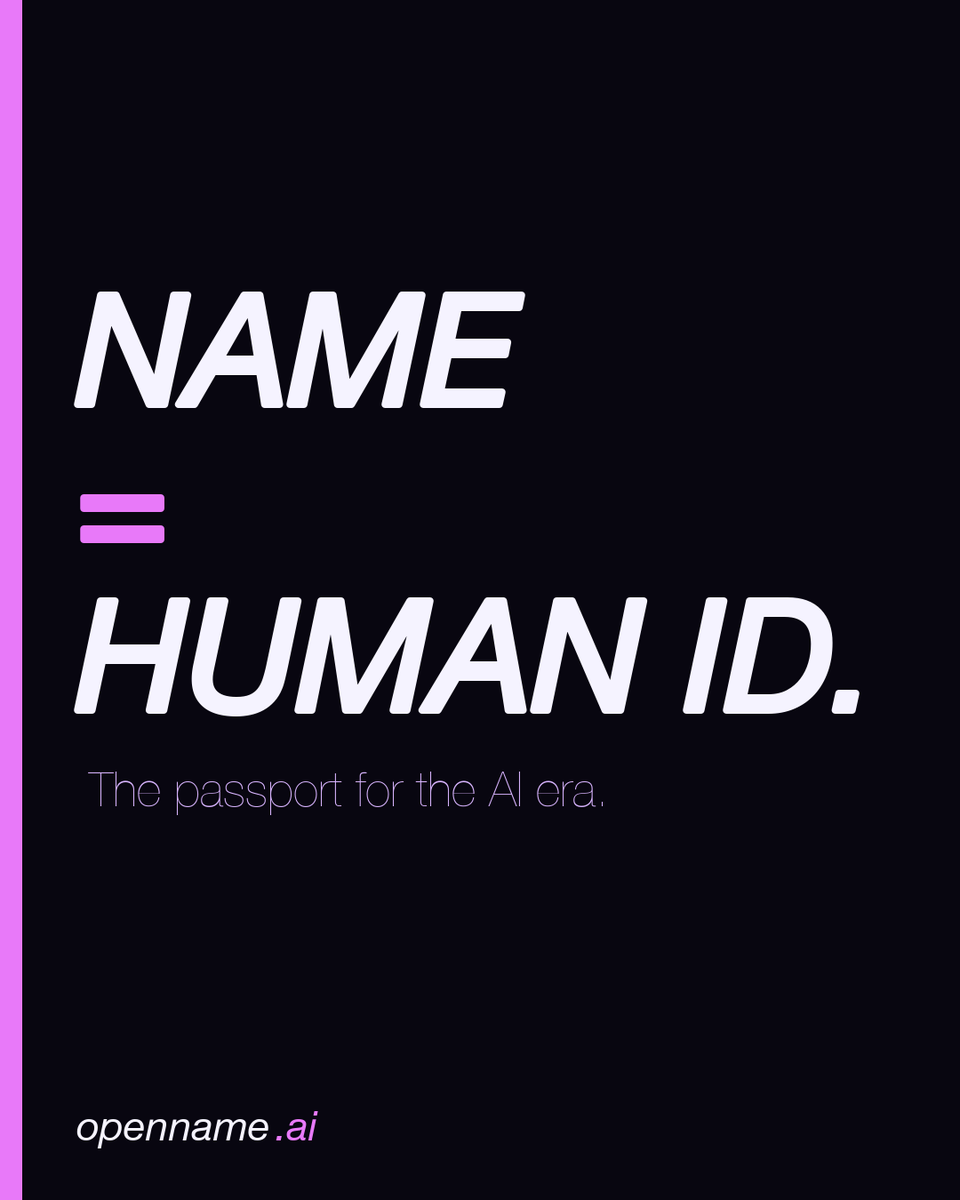 openname_ai's tweet image. Marketplace is live.

List. Bid. Trade. 2.5% commission.
Onchain auto-settlement.

Short names mint cheap today. Trade as the protocol grows.

→ openname.ai

#OpenName #NFT #Crypto #Marketplace #Web3
openname.ai
