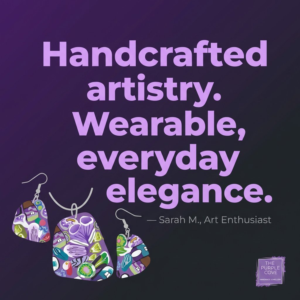 Thepurplecove1's tweet image. Art isn’t just for galleries—it’s for your everyday. ✨   Every design is created with passion to bring a touch of elegance to your daily routine. 

Shop the collection and find your unique piece today.

#WearableArt #Handcrafted #ThePurpleCove #EverydayElegance #ArtisanMade