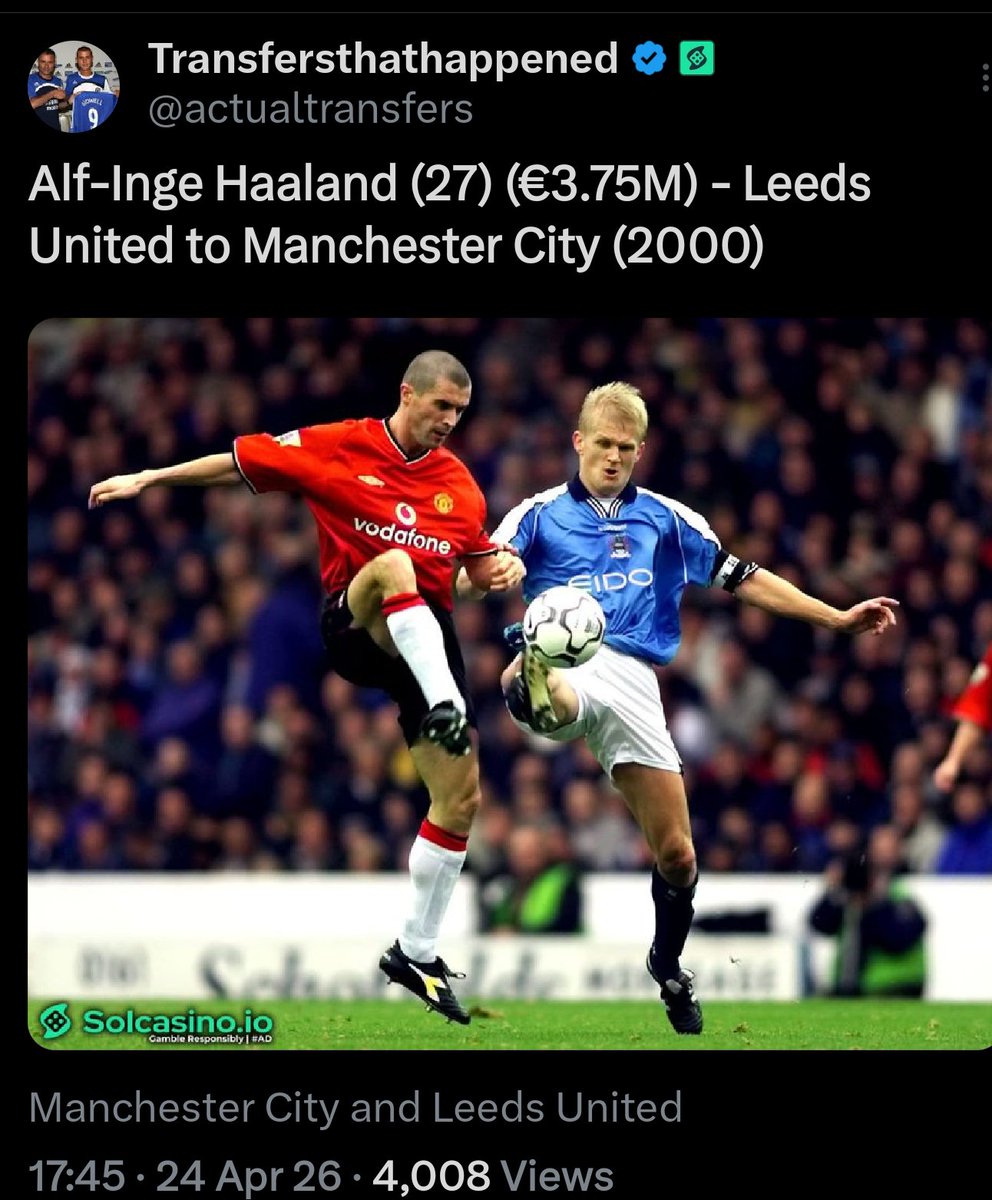 Scott_Bug's tweet photo. @AntifaGeneral3 @actualtransfers Like the way they done it with Haaland just to inflate it? https://t.co/ZMbTmEJ6AU