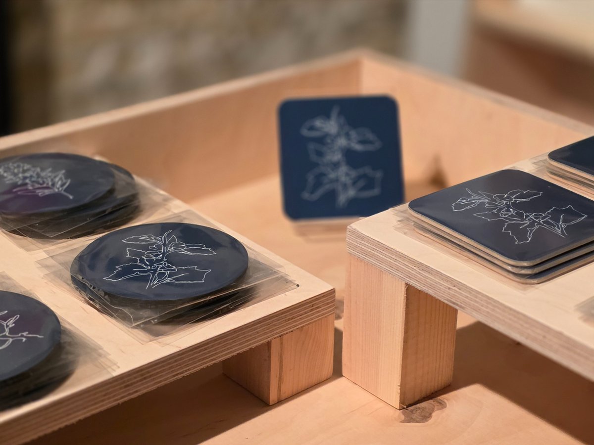 EuropeanUniCy's tweet photo. Bridging studio practice and cultural space, EUC Graphic Design students in collaboration with NiMAC transform “Fluid Persistence” into a contemporary shop collection that amplifies new voices in Cypriot design.

Learn more: https://t.co/mhvQNb1Web

#EUC #ProudToBeEUC #GraphicDesign #StudyAtEUC