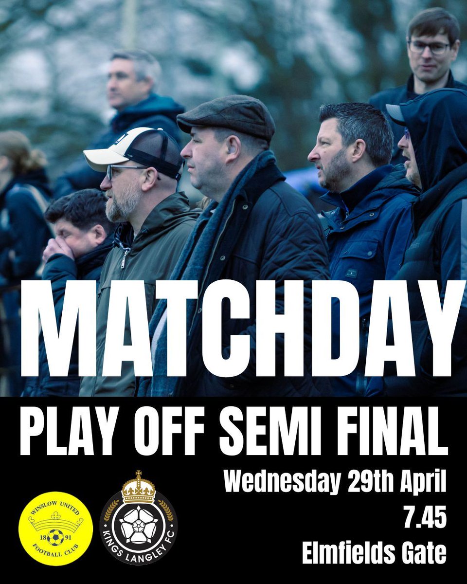 KLFCofficial's tweet photo. We head to Winslow United tonight in the Play Off Semi Final. https://t.co/5adGjS8B2i