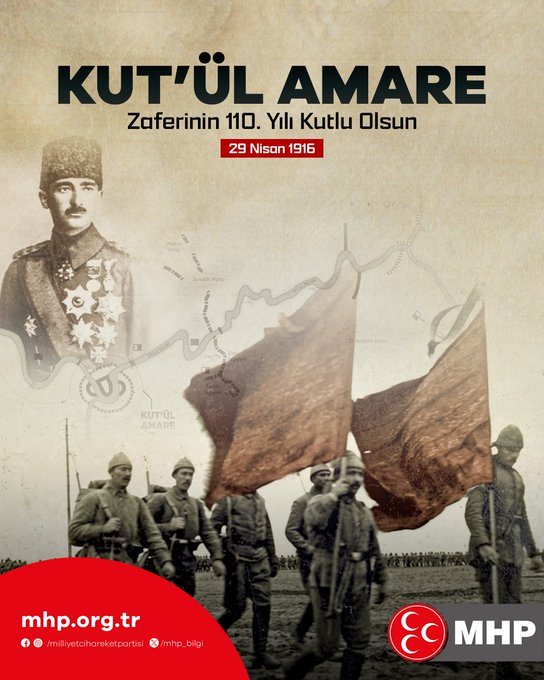 Kut'ül Amare Zaferinin 110. Yılı Kutlu Olsun