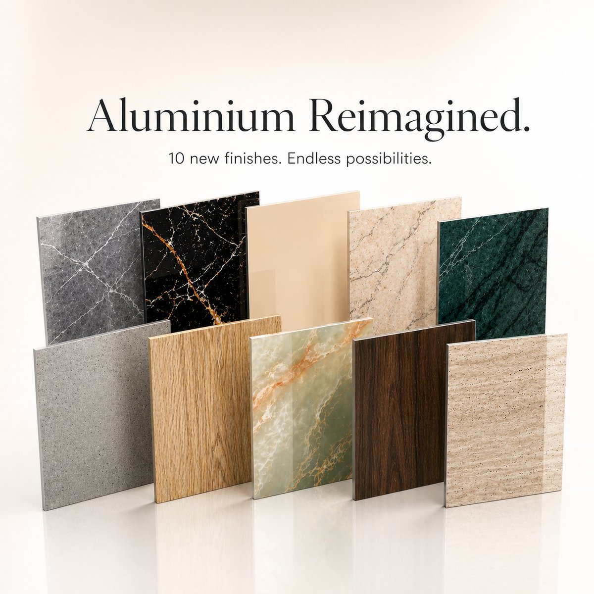 sheet_plastics's tweet photo. Aluminium, reimagined.

10 finishes. Endless possibilities.
✔️ Free cut to size
🚚 Express delivery
🎨 Bespoke options

Upgrade your space effortlessly. https://t.co/5IoAblBuFw