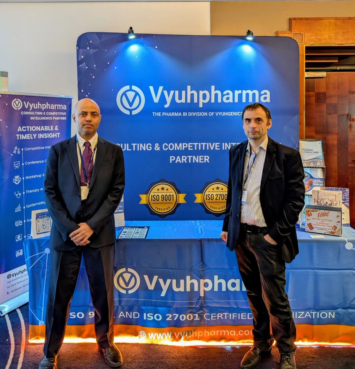 vyuhpharma's tweet image. ✨ Visit Vyuhpharma at #PharmaCIEurope2026

Smarter decisions with market insights &amp;amp; competitive intelligence.

📅 Apr 29 | ⏰ 2:55–3:25 CEST (Track B)
Learn how supply chain CI drives competitive edge
#PharmaCI #PharmaInnovation #Vyuhpharma