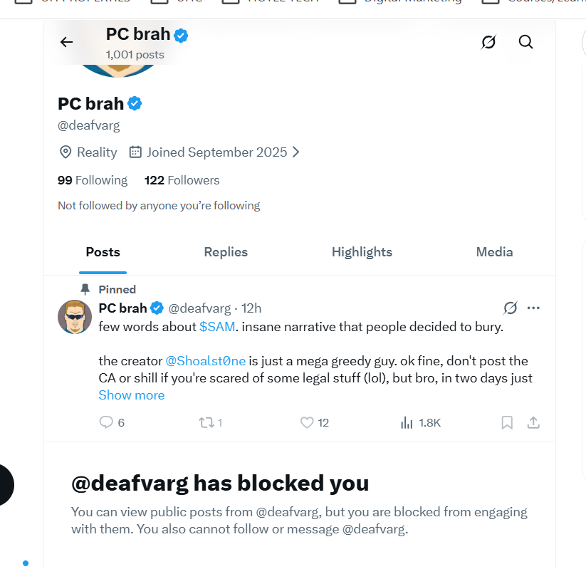 Shubsdegen's tweet photo. Looks like the old mods of solana:7WRX5QGuRLhGCJszpQjYmw6ihb6z8KRdAEHQUhGJpump  have gone rogue because they sold the absolute bottom 😂

They holding the community of 3.1K members hostage. This dude @deafvarg coping hard after a rant

If you want to start over and have a new community lead feel free to DM me @Shoalst0ne