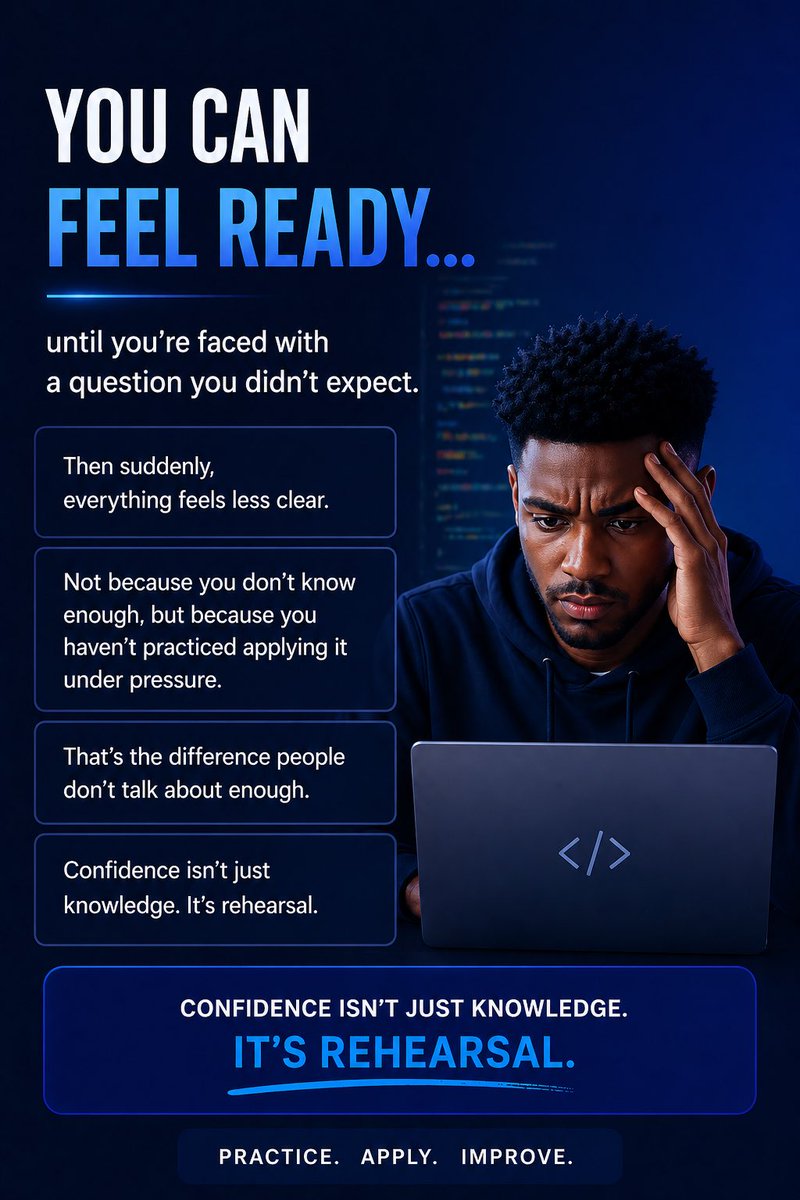 Docwriteio's tweet photo. You feel ready…

until the first unexpected question hits.

That’s when real confidence shows.

Docwrite helps you build it properly. 👉 https://t.co/OIvg91ipba https://t.co/JFr0Pg2Qje