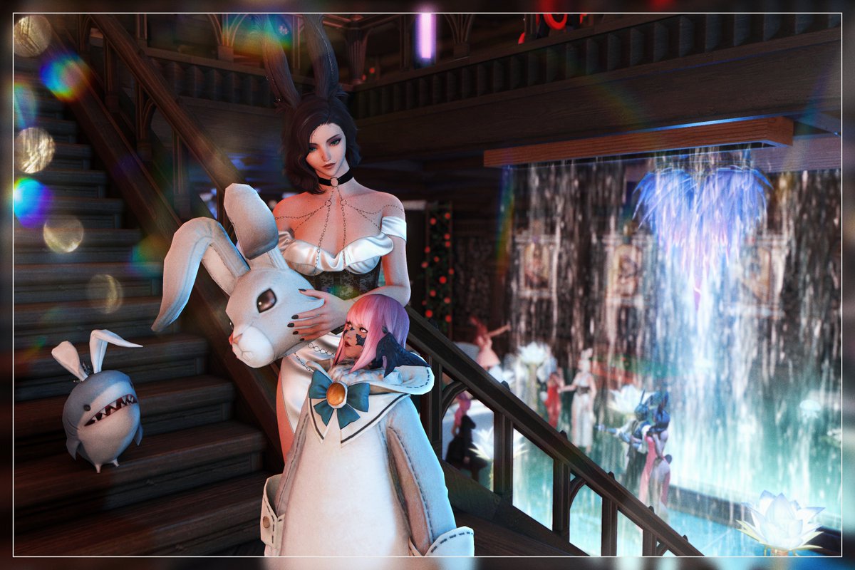 ReynaDotFish's tweet photo. #Vierapril Day 29: Besties 

My bestie is a bunny. Not fake, a totally real bunny🐰 
Trust me! 

#gpose #gposers #viera #aura #VirtualPhotography https://t.co/YUzgxzFqCS