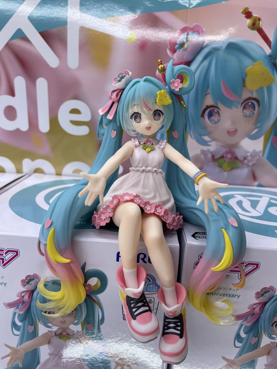 プライズ］本日入荷の新景品✨ #初音ミク ぬーどるストッパーフィギュ