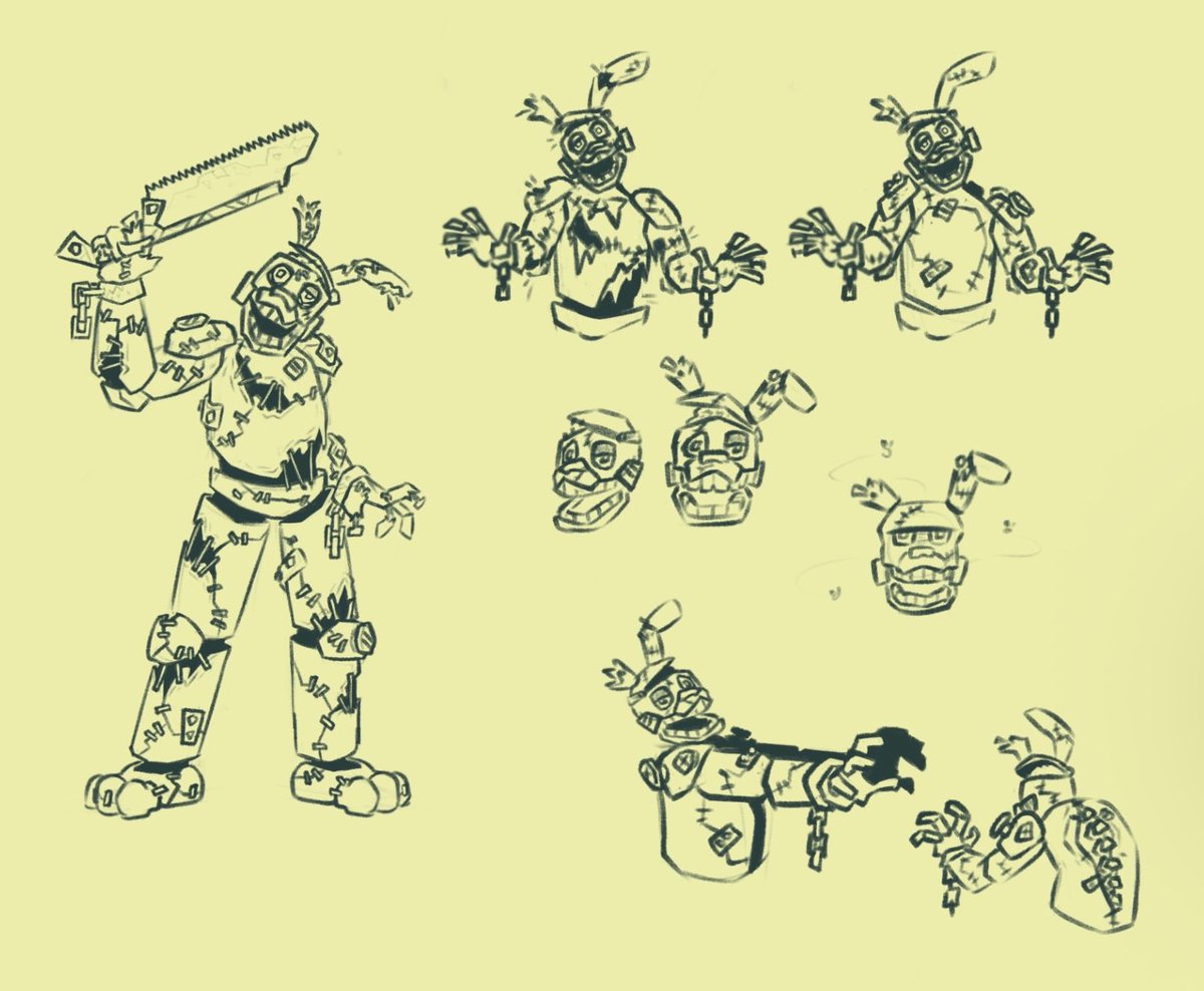 Alessan00259649's tweet photo. Working on a Frankenstein inspired concept skin for the rotten in Bite by Night
Thoughts?
#BitebyNight #fnaf #conceptart #springtrap https://t.co/MzPyQzb13m