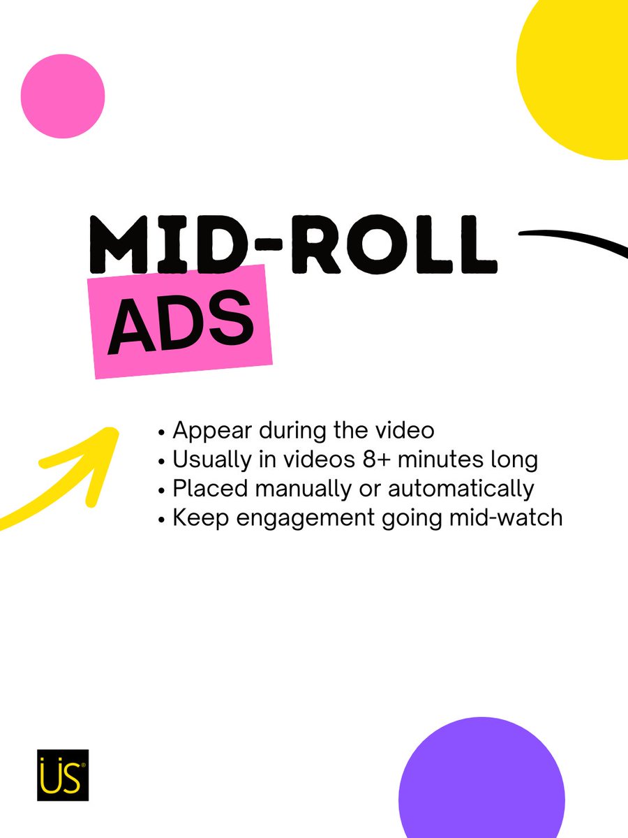 usourceme's tweet photo. Not all YouTube ads show up the same way, and knowing the difference can change how you plan your content and monetization 🎥

From capturing attention at the very start to keeping viewers engaged mid-watch, each ad type plays a different role in the viewer journey.

Take a look at this rundown of pre-roll, mid-roll, and post-roll ads, and how they show up in your videos.

👉 Learn more: https://t.co/sEJx5dKXZC