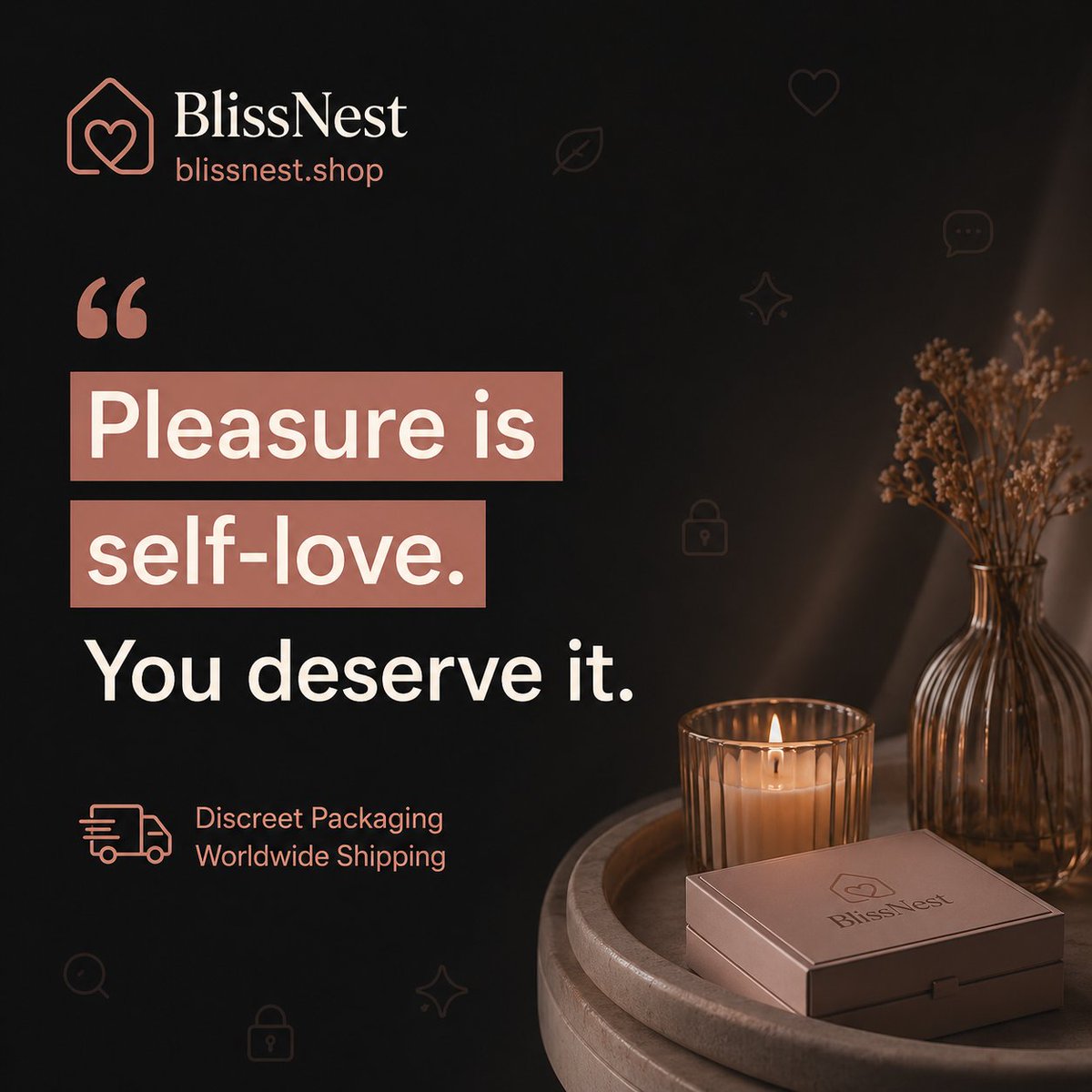 NguyenSon426127's tweet image. “Pleasure begins with knowing yourself.”
#SelfLove #IntimateWellness #BlissNest #FeelMore #PrivateLuxury