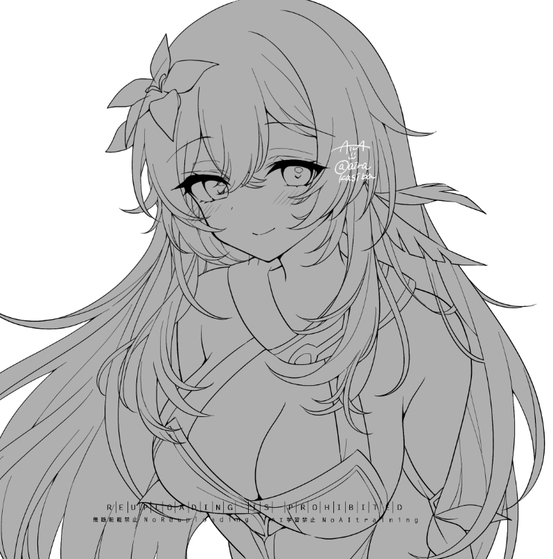これは、線画まで描いたのに時間がなくてまだ世に出せていないロングヘアほたちの絵です
#Lumine #蛍 #GenshinImpact