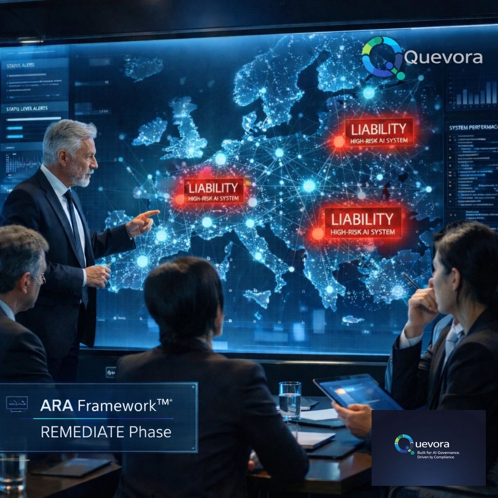 26Quevora's tweet image. The 2027 deadline is a liability trap. Delaying Annex III mapping puts FTSE 250s at risk. Our ARIA Framework™ Remediate phase closes Azure compliance gaps now.

Fix it at quevora.ai.

[AI-assisted content]
#EUAIAct #Azure #Compliance #ARIA