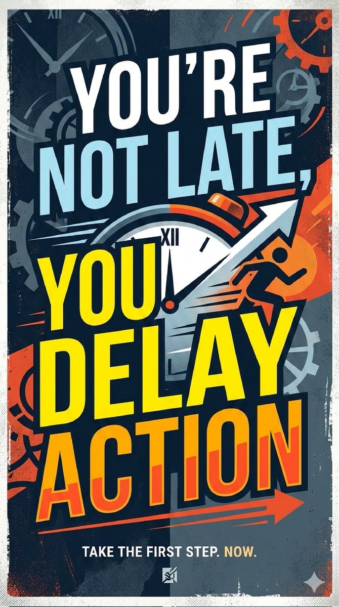 UrbanMind78's tweet image. One step today
is better than perfect plans tomorrow.
#Progress #Execution #StartNow #NoExcuses