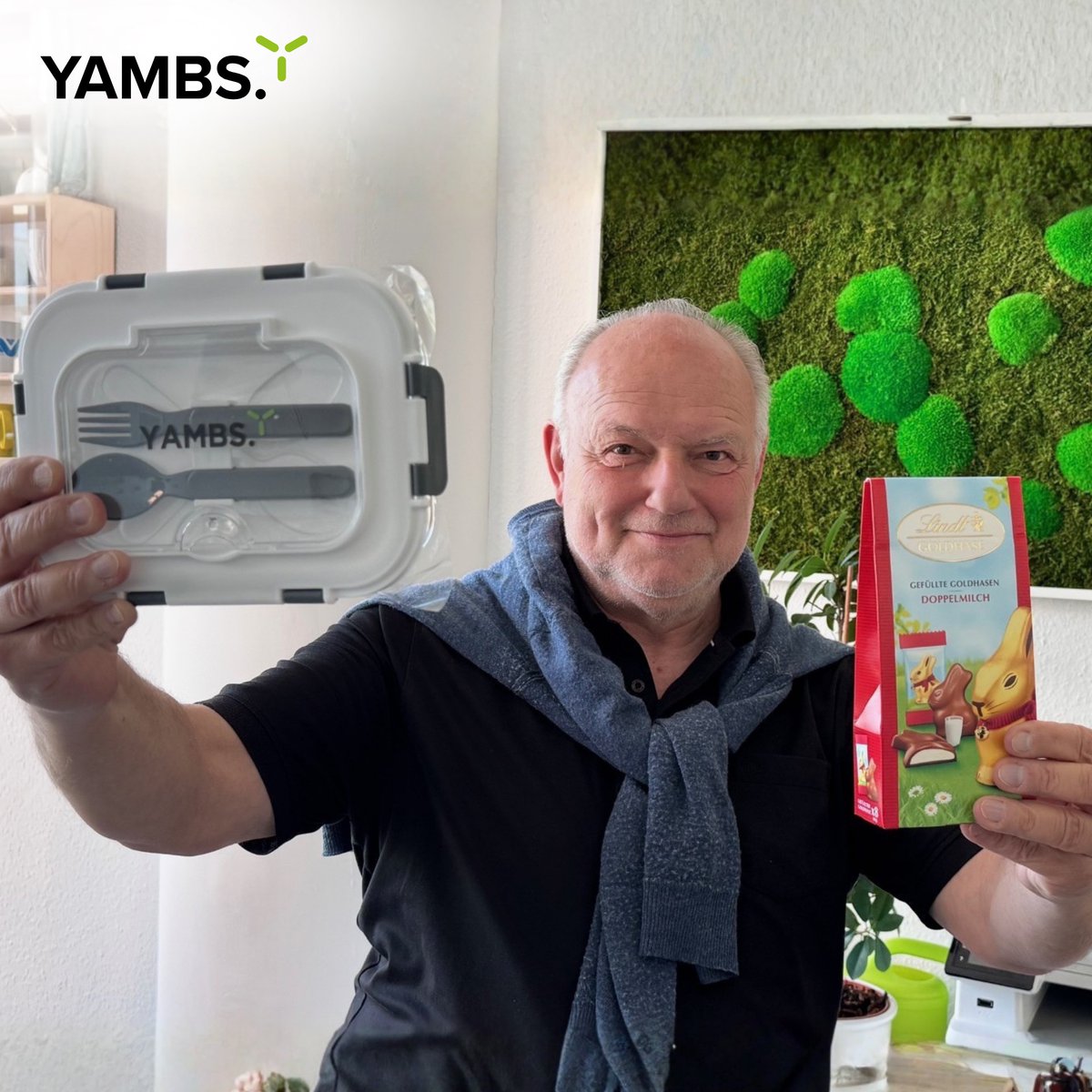 YAMBS_Software's tweet photo. 🐰 Alle Osterhasen gefunden! 🎉
Unsere Ostereiersuche in YAMBS ist vorbei – alle Hasen wurden entdeckt. 🔍🥚
Die ersten 25 Einsender erhielten Schokolade &amp; eine Lunch-Box. 🍫🥗
Danke fürs Mitmachen und euren Einsatz bei den Entwickler-Challenges!
Bis zur nächsten Suche… 👀 https://t.co/jgrOoG7zOx