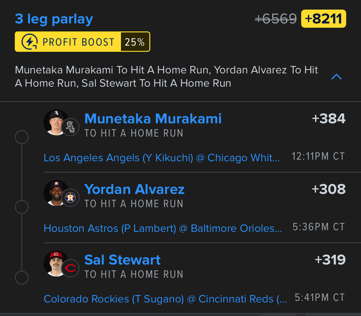 TroubleBets's tweet image. The season of their lives💭

#GamblingX #MLB #Parlay