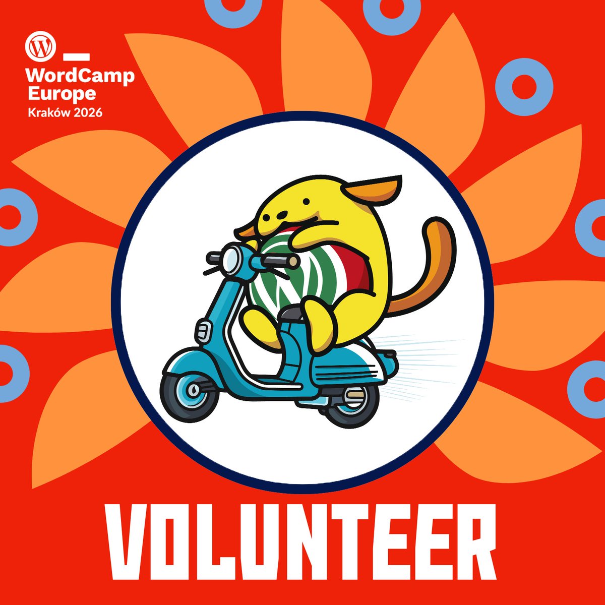 WCEurope's tweet image. Let's populate the Internet with #WCEU26 enthusiasm. Tell everybody you are an attendee, an organiser, a sponsor, a speaker, a media partner.

Use this interactive badge and add your photo: bit.ly/4riSnop 

#WCEU #WordPress #WordCamp #Krakow #OpenSource