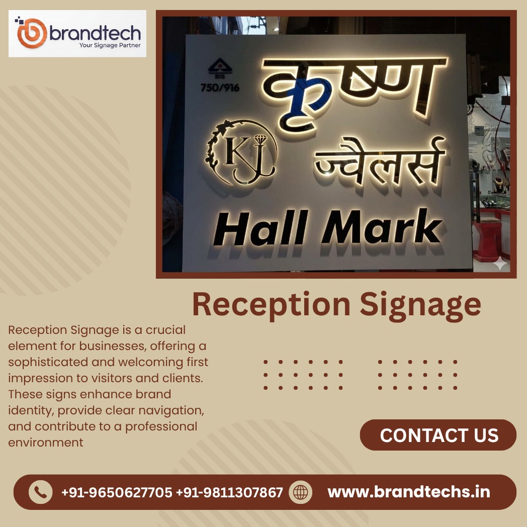 Brandtech4554's tweet image. Upgrade your first impression with premium Reception Signage 
Make your brand stand out the moment clients walk in. From elegant designs to illuminated finishes, create a space that speaks professionalism and trust.

#ReceptionSignage #OfficeBranding #BusinessSignage