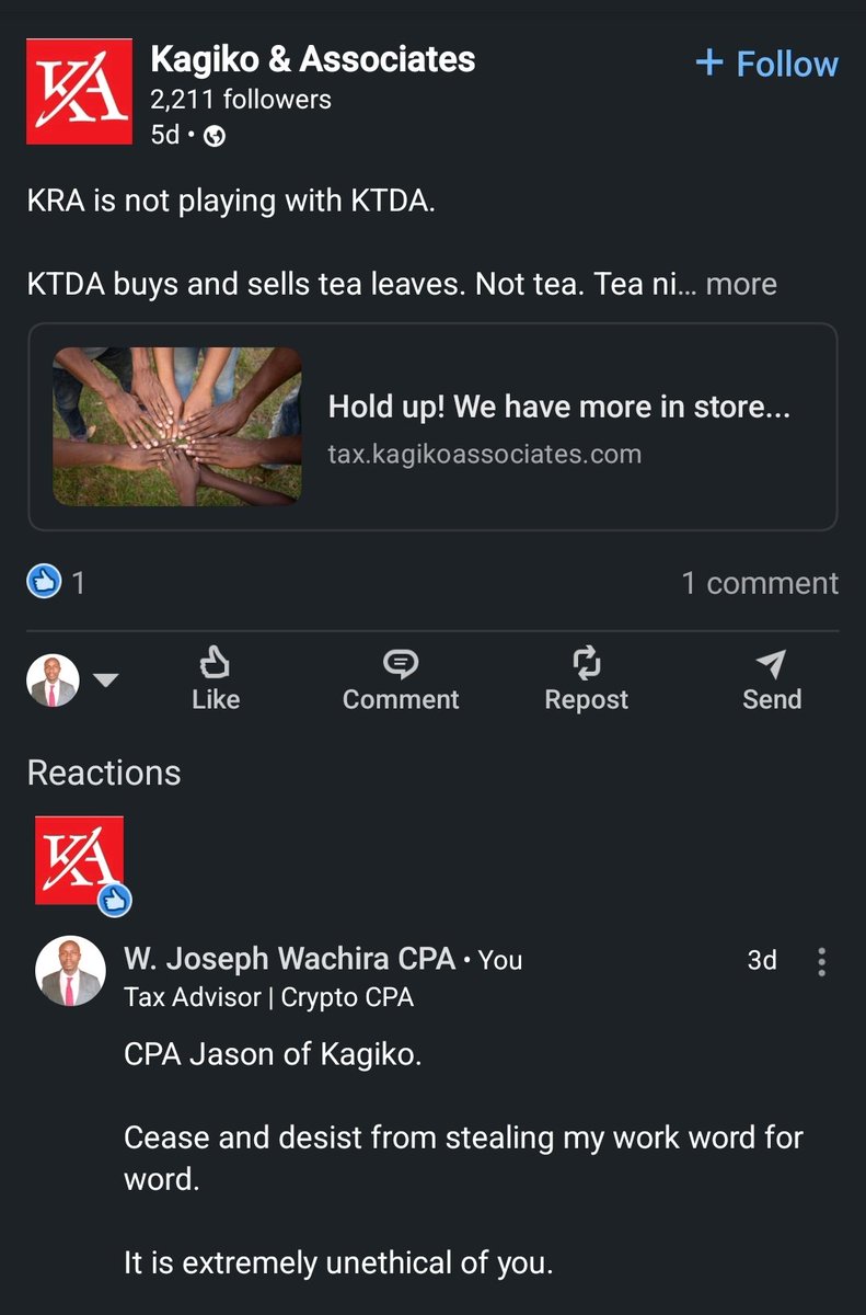 CPA Wachira Joseph tweet media