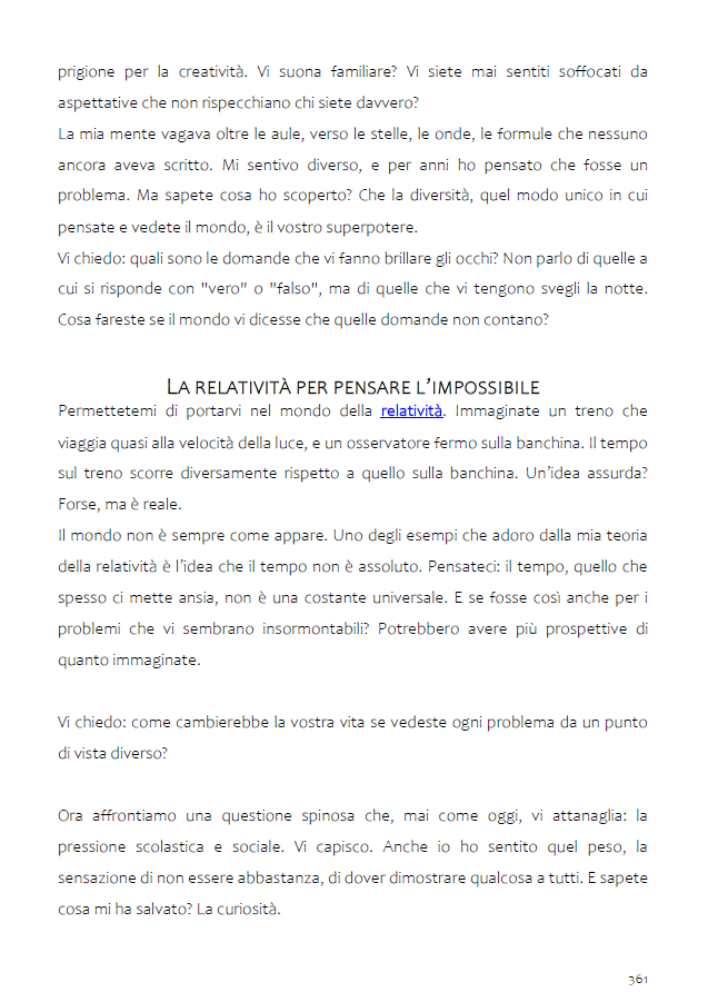 aldoceccarelli's tweet image. Nella sua #dialettera ai giovanissimi di oggi su #SaiCheTiDico❓ anche #AlbertEinstein insiste sulla #curiosità di una continua ricerca