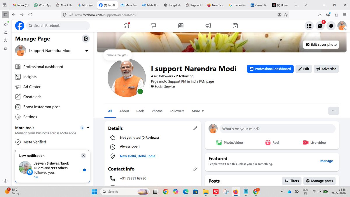 arvindPandeyAAP's tweet photo. Ye mera page hai FB par  @BJP4India  mea khud promote kar rha hu kya aap meri help nai karenge @BJP4Delhi https://t.co/NynR0XlxVV