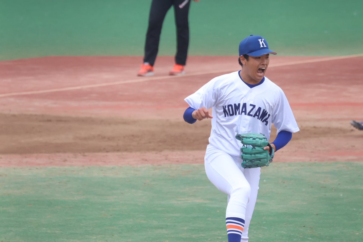 鯉川晴輝(福岡大大濠③)
カーブ・スライダー・フォークどれもコントロールされており過去一レベルの出来だったかと思います
6回から登板し打者12人を4Kパーフェクトに抑える素晴らしい投球でした