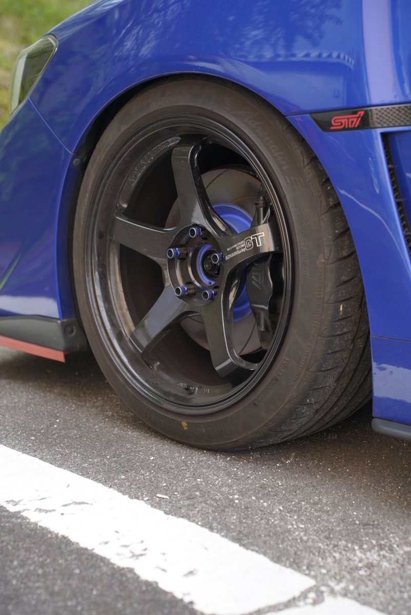 ADVANGTBEYOND18inch9.5J+45 いやー最高やね！ #WRXSTI #VAB #ADVAN