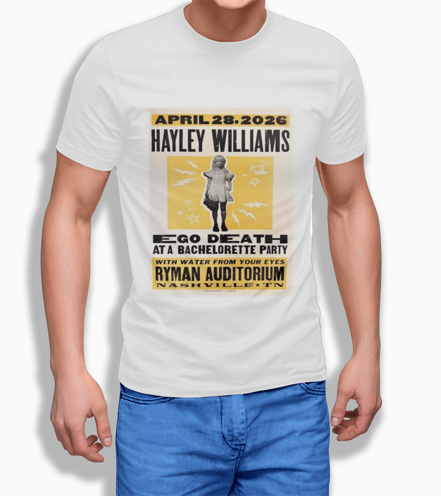 younesclothing's tweet image. Not trying to start anything, but: Not trying to start anything, but that April 28, 2026 Hayley Williams concert at Ryman is going to be legendary! younesclothing.com/product/t-shir…

#HayleyWilliams #RymanAuditorium #EgoDeath #Nashville #BacheloretteParty