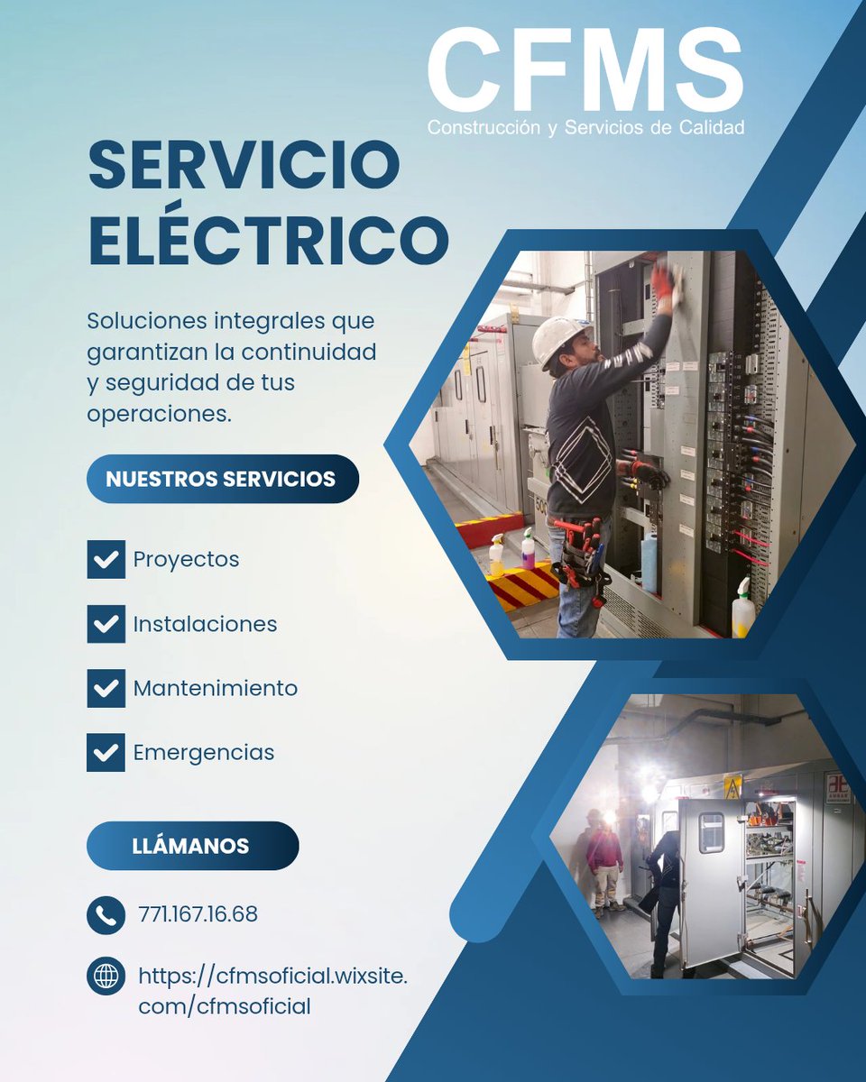 CFMSoficial's tweet photo. Servicio Eléctrico https://t.co/8l4zWg6X5l