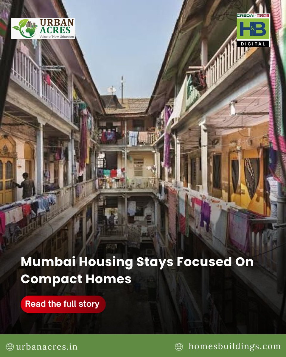 HandB_magazine's tweet image. Mumbai housing remains anchored by compact 1 BHK homes, while rising buyer aspirations for larger spaces are gradually reshaping developer planning and homeownership trends across the city.

Read more : homesbuildings.com/mumbai-suburbs…

#Mumbai #Housing #Homes #Property #RealEstate