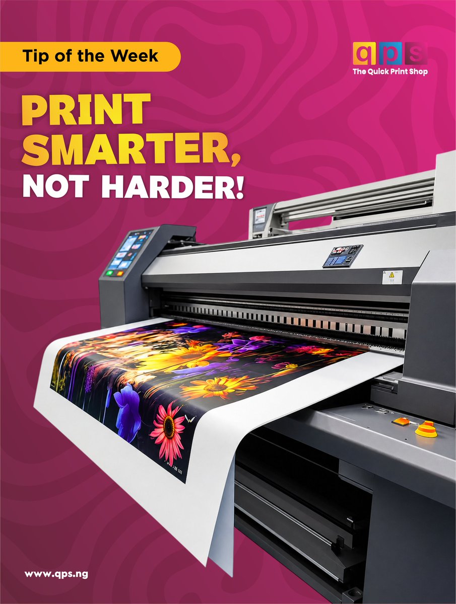 QuickPrintShopN's tweet photo. Print smarter, not harder!
For enquiries, you can Walk into our office, location in bio
Call/WhatsApp US:
08158848484
09022228280
08033338484
#TheQuickPrintShop
#PrintTips
#QuickPrintImpact
#Brandavisibility
#QualityYouCanSee https://t.co/o42x12us3L
