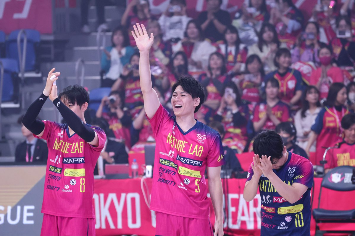 2026.04.18 有明コロシアム

スカパラさんへ💫💫

 #東京グレートベアーズ
 #柳田将洋 選手
 #戸嵜嵩大 選手
 #古賀太一郎 選手