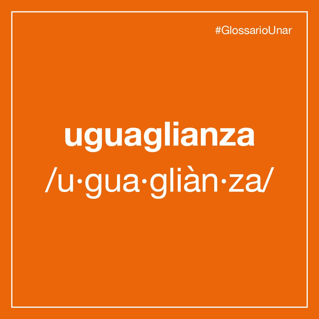 unar_norazzismi's tweet photo. È il principio alla base dell'articolo 3 della Costituzione: uguaglianza, dignità e pari diritti per tutti, senza distinzioni culturali, sociali ed economiche.
🫱🏿‍🫲🏼Ognuno di noi può valorizzare libertà e dignità del prossimo, contribuendo al pieno sviluppo umano.

#Unar #NoRazzismi https://t.co/7aCt3n2C4P