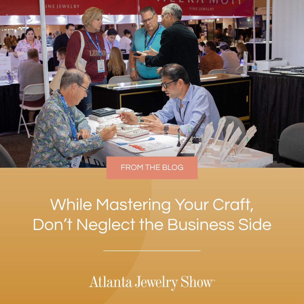 ATLJewelryShow's tweet image. You can be a talented jewelry designer, but talent isn't enough without business acumen!
Discover how to manage inventory, find customers, and grow your sales at the Atlanta Jewelry Show.
Read more 👉 lttr.ai/AqPOD

#AJS #AtlantaJewelryShow #JewelryTradeshow