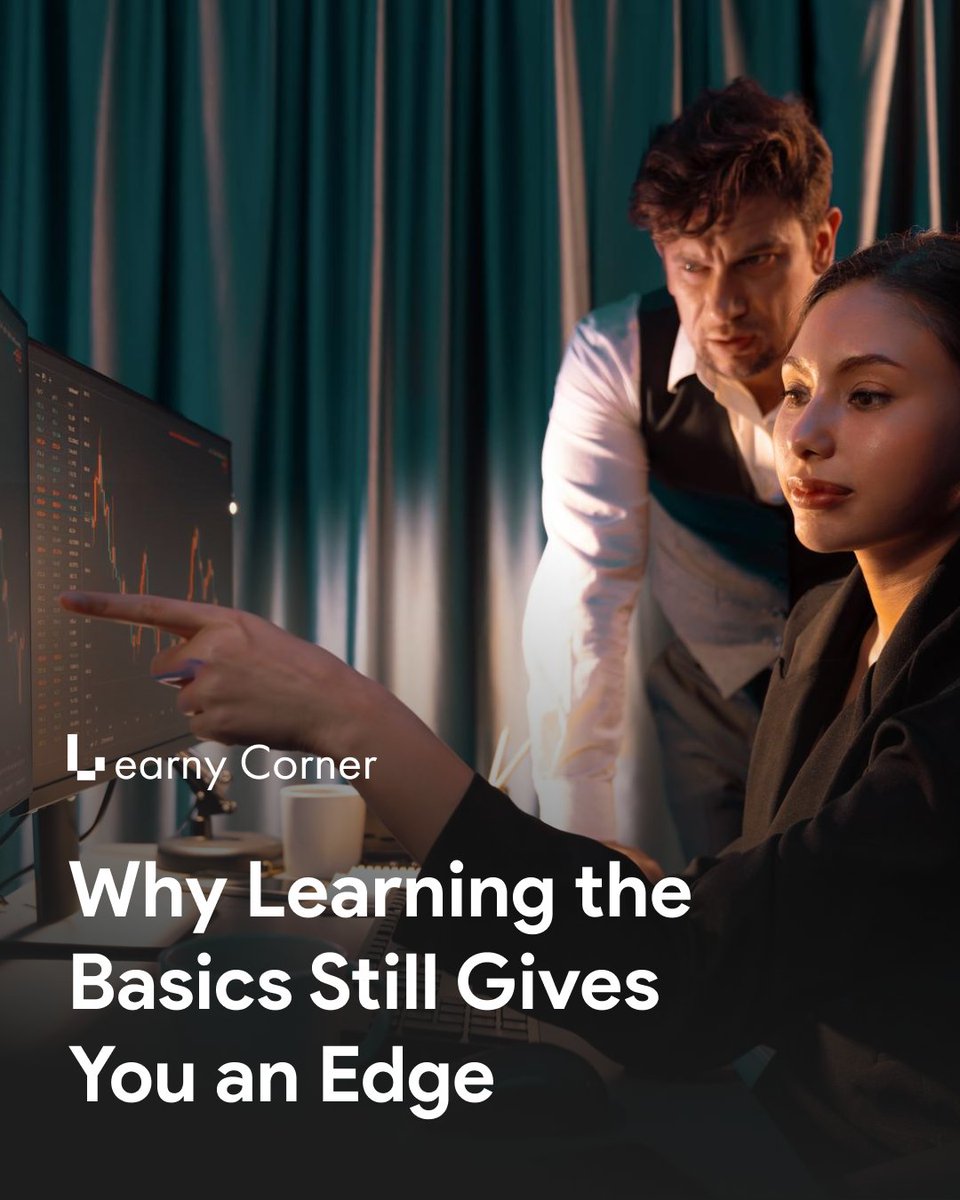 learnycorner's tweet image. Why Learning Basics Gives You an Edge 

🔹 Master core trading concepts for confident decisions. 

🌐 Grow with the right base learnycorner.com 

#TradingBasics #TradingEducation #BuildYourFoundation #SmartTrading #LearnyCorner #learnycorner