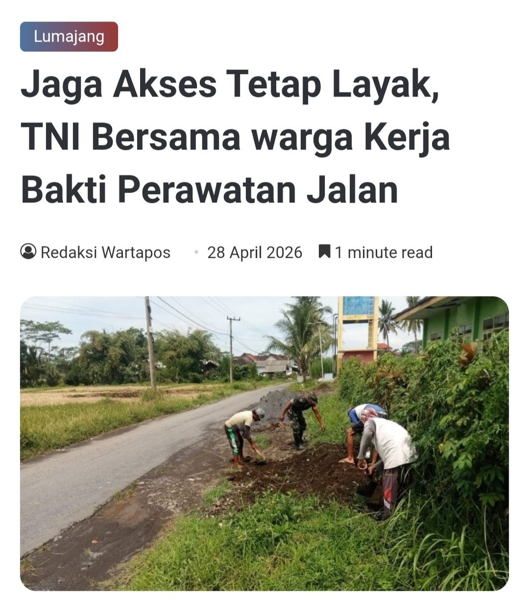 BarryTangga's tweet photo. Bersama TNI Kita ujung tombak lindungi kekuasaan negara, integritas teritorial, dan keamanan rakyat. Bakti tanpa henti dalam setiap situasi.
Pengabdian Tanpa Lelah https://t.co/WHzhsRGhbc