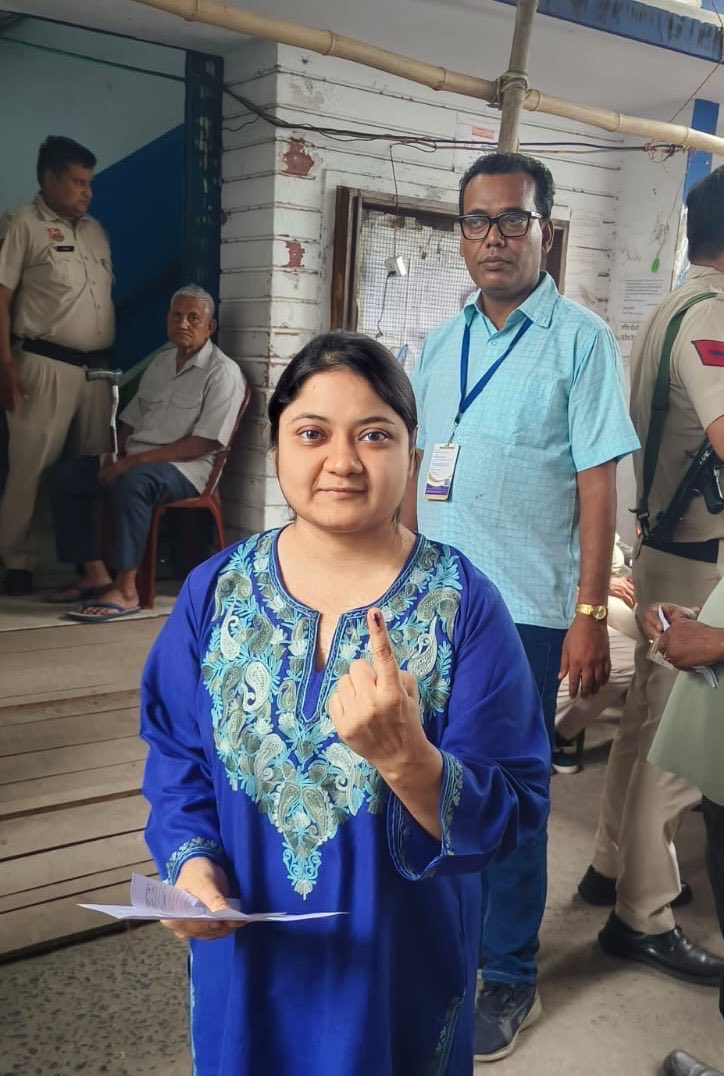 Voted 🗳️ 
 #WestBengalLegislativeAssemblyelection2026 #WBLA #Election