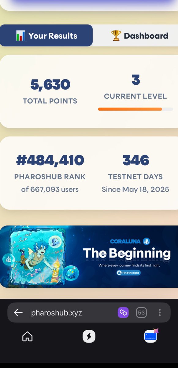 ned_nft's tweet photo. @Kiwi_Nod @pharos_network Just executed a successful transaction on Pharos Mainnet 
Txn Hash: 0x7964860d8f770e5a8b9a29df95e3d36c5b8edb1d7a6e2633b893888fe9ed63d7
This is why my conviction goes beyond words. I’m not watching from the sidelines, I’m using the infrastructure

@Kiwi_Nod https://t.co/E9RmzT8PKO