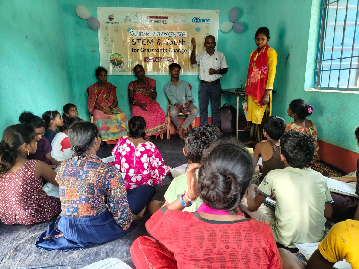 JjmMayurbhanj's tweet image. Jana Jagruti Manch, Mayurbhanj, organised #STEM summer camps where volunteer teachers educate children during summer vacations, supporting community children learning and empowerment.
@Atmashakti3 @MSMO40845837
#SummerCamp #Volunteerism #EducationCamp
#CommunityEmpowerment