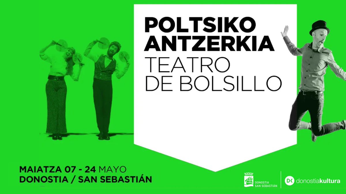 Ayto_SS's tweet image. 🎭 Presentada la nueva edición del Festival de #Teatro de Bolsillo 
🎭 Las actuaciones se realizarán de jueves a domingo en diferentes bares y espacios no habituales de los barrios de la ciudad del 7 al 24 de mayo 
📁 labur.eus/8s2vbgqu [programa PDF]
📲